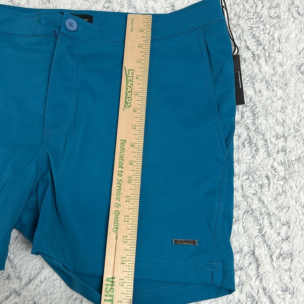 Aronik 4 1/2” Mens teal Lined Swim Trunks XL - Picture 3 of 11